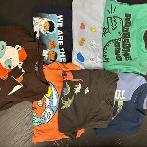 H&M Kids Short Sleeve Tees - Fun Graphic Pack